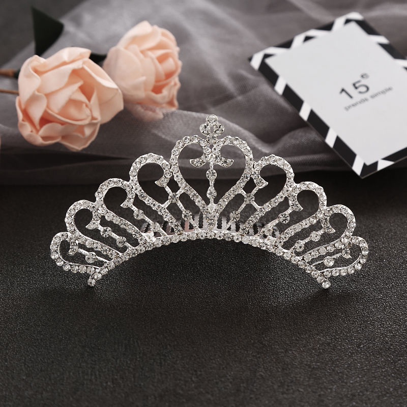 Vương Miện Cài Tóc Kiểu Hàn Quốc Thiết Kế Dễ Thương Cho Bé Gái