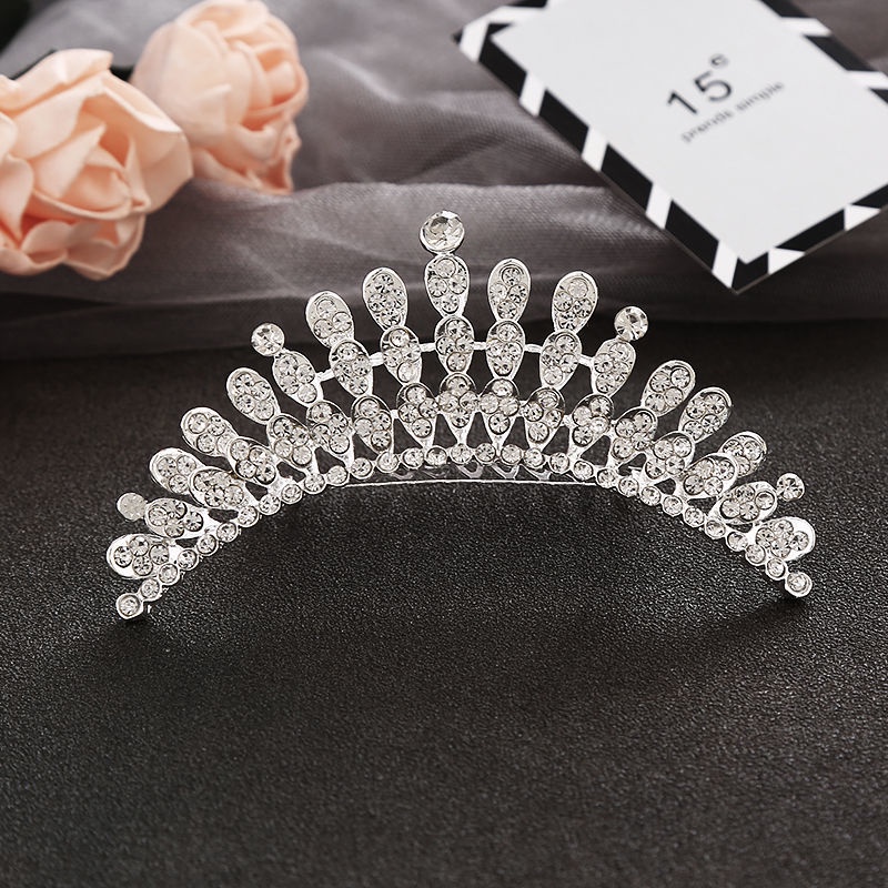 Vương Miện Cài Tóc Kiểu Hàn Quốc Thiết Kế Dễ Thương Cho Bé Gái