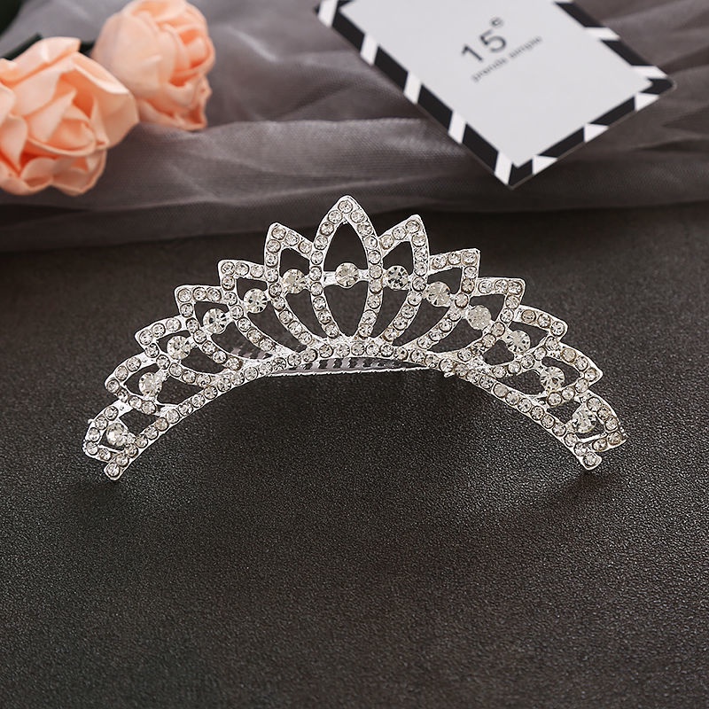 Vương Miện Cài Tóc Kiểu Hàn Quốc Thiết Kế Dễ Thương Cho Bé Gái