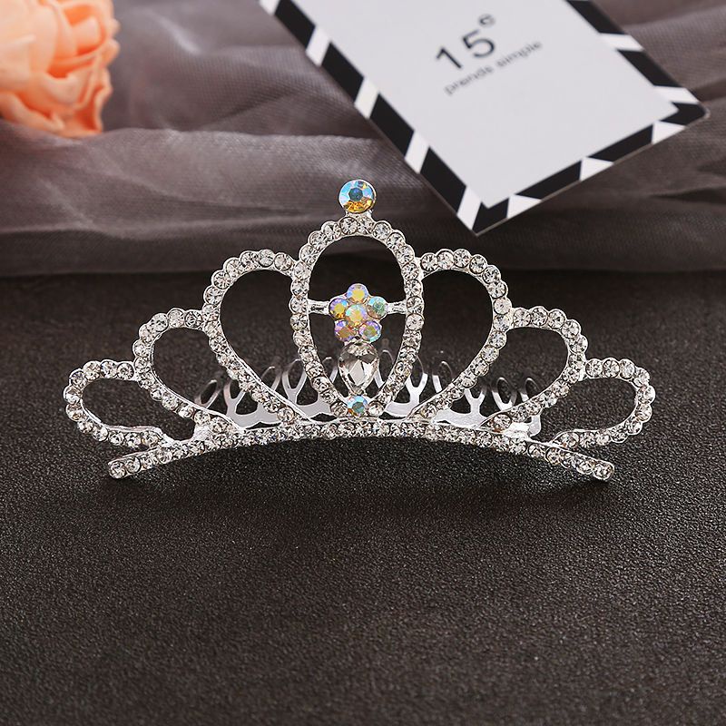 Vương Miện Cài Tóc Kiểu Hàn Quốc Thiết Kế Dễ Thương Cho Bé Gái