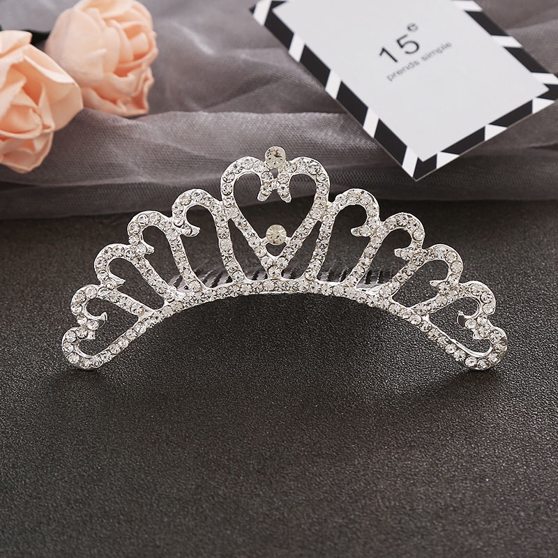 Vương Miện Cài Tóc Kiểu Hàn Quốc Thiết Kế Dễ Thương Cho Bé Gái