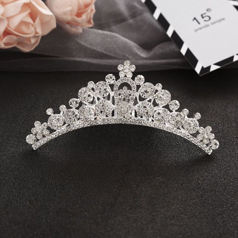 Vương Miện Cài Tóc Kiểu Hàn Quốc Thiết Kế Dễ Thương Cho Bé Gái