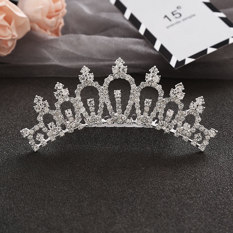 Vương Miện Cài Tóc Kiểu Hàn Quốc Thiết Kế Dễ Thương Cho Bé Gái