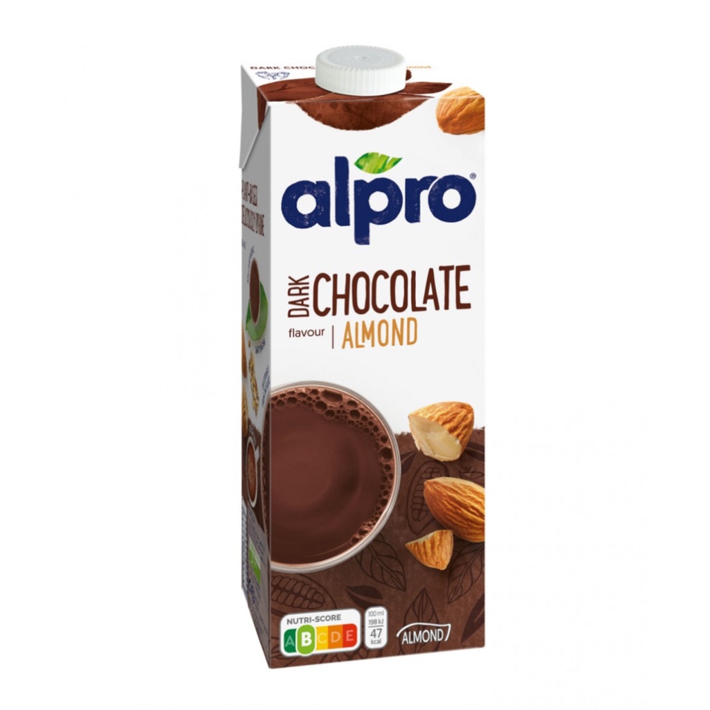 Sữa Hạnh Nhân Socola Đen, Dark Chocolate Almond Drink (1L) - ALPRO