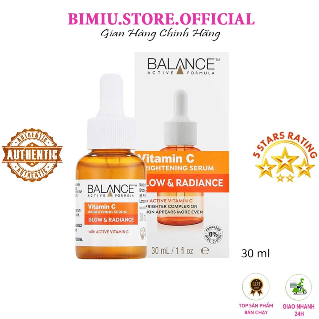 Serum Balance Vitamin C giảm thâm, sáng da 30ml - Bimiu.store.official