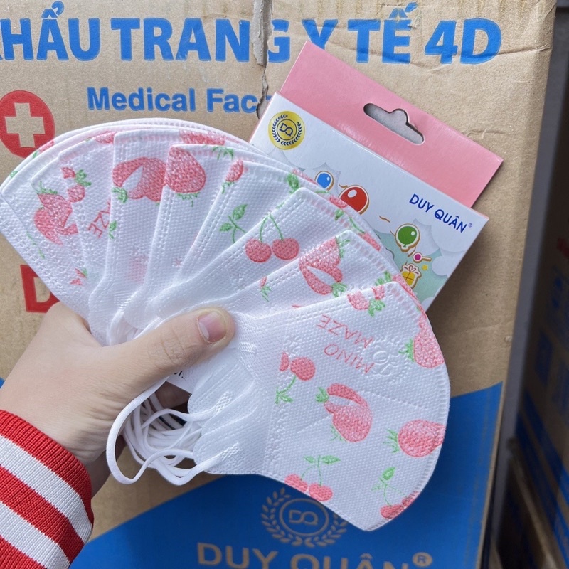 1 thùng 100 cái khẩu trang Duy quân cho bé từ 1-4 tuổi (GIAO NGẪU NHIÊN HỘP HOẶC TÚI ZIP)