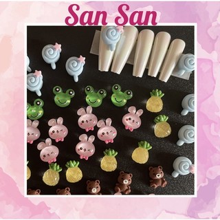Charm Hoạt Hình phong cách hàn quốc dễ thương - Mẫu Trong