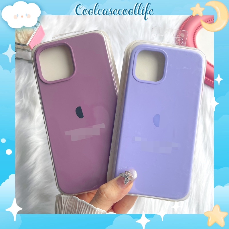 Ốp chống bẩn cao cấp full viền màu tím nho & tím pastel