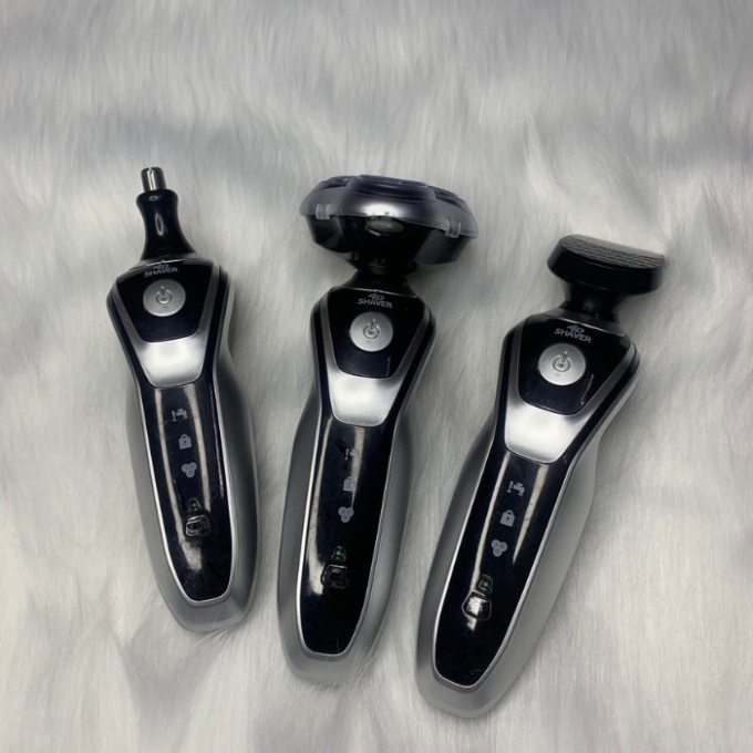 Máy cạo râu SK1588 3 in 1 thông minh , chống nước cao cấp - Máy Cạo Râu 3 in 1 Tiện Lợi Dễ Sử Dụng