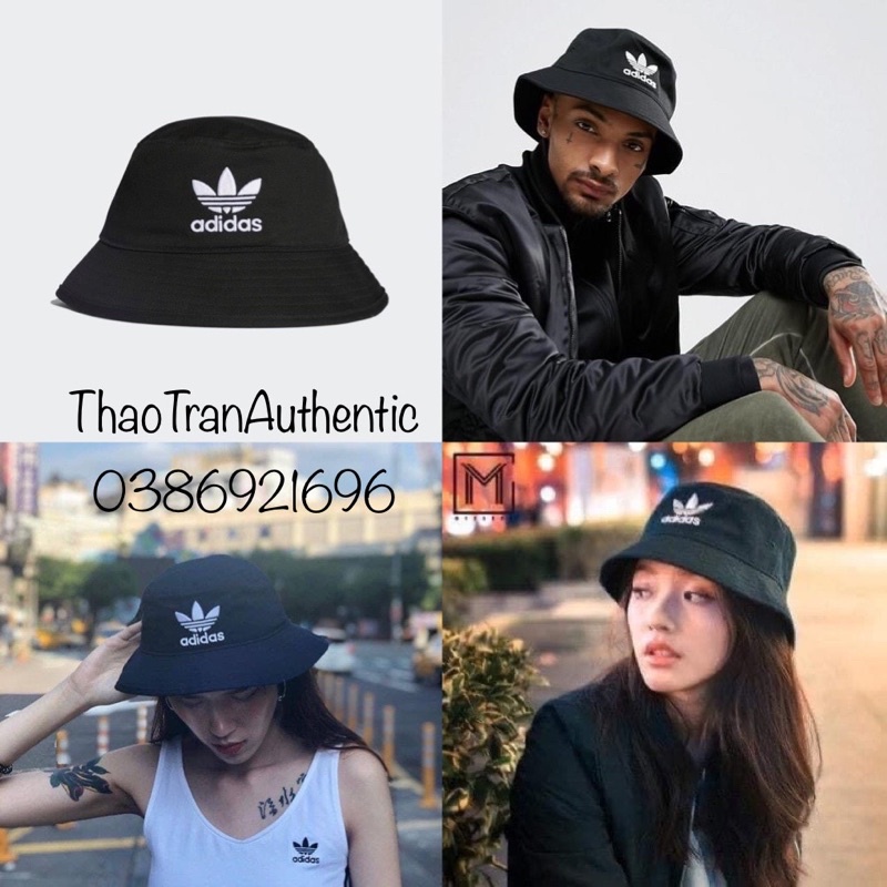 Mũ bucket, nón tai bèo Adidas 3 lá BK7345