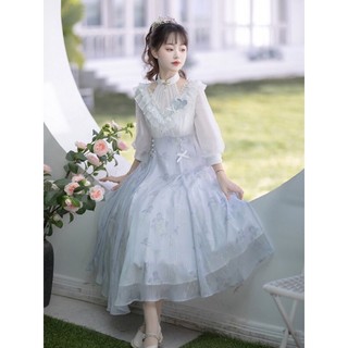 [Order] YAS0323-Váy lolita OP tay lỡ cổ tàu