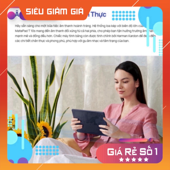 KHUYỄN MÃI Máy Tính Bảng HUAWEI MatePad T 10s | Camera 5MP / 2MP | Màn hình Full HD ( sale ) Miễn phí giao hàng . . .