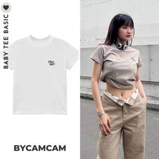 Áo baby tee basic black/white/grey mẫu mới 2023 𝑩𝒚𝒄𝒂𝒎𝒄𝒂𝒎 baby tee