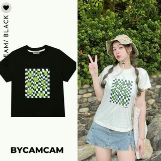Áo thun baby tee 100% cotton retro caro 2023 𝑩𝒚𝒄𝒂𝒎𝒄𝒂𝒎 brand