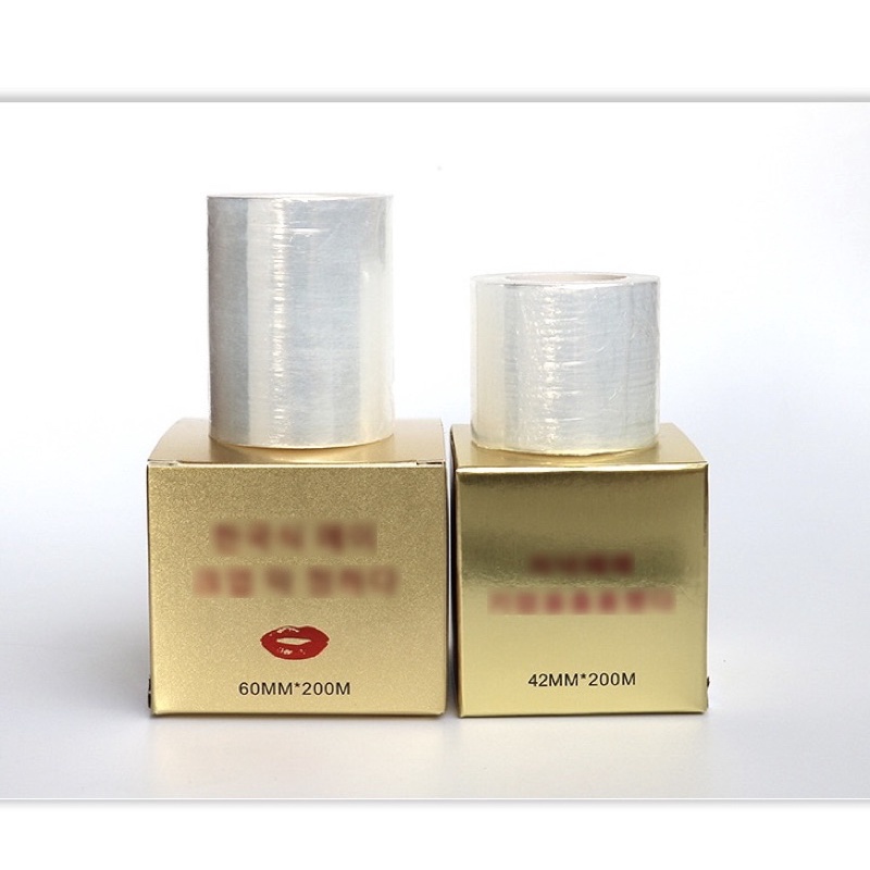 Cuộn nilong hàn quốc dễ bám (🎁Tặng+ Freeship💝) Màng Nilong ủ tê lông mày, môi, mí Kích Thước 4,2mmx(200 m/cuộn)