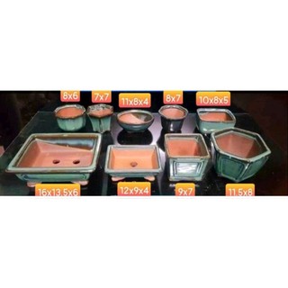 Compo 09 chậu trồng cây mini trồng sen đá gốm bát tràng đẹp