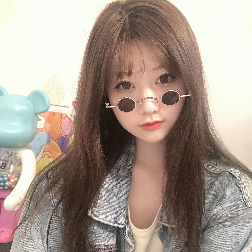 Kính Mát Gọng Tròn Nhỏ Phong Cách Retro Thời Trang Cho Nam Nữ