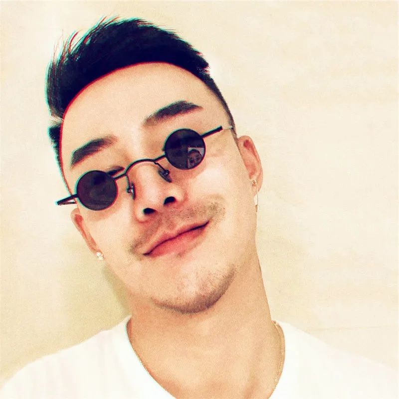 Kính Mát Gọng Tròn Nhỏ Phong Cách Retro Thời Trang Cho Nam Nữ