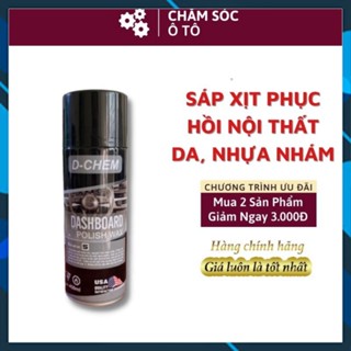  Chai Xịt Phục Hồi Nhựa Nhám Và Bảo Dưỡng Đồ Da Nội Thất Ô Tô Đa Năng  Vỏ Xe Ghế Da Áo Da Giày Da...  D-CHEM - CSOTVN 