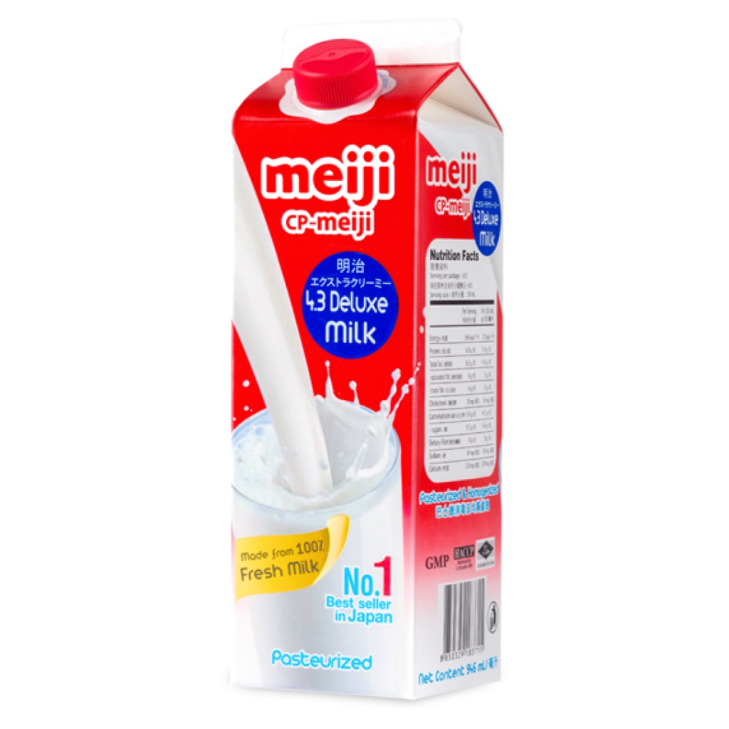Sữa Tươi Thanh Trùng Cao Cấp, 4.3 Deluxe Milk, Pasteurized Fresh Milk  - MEIJI