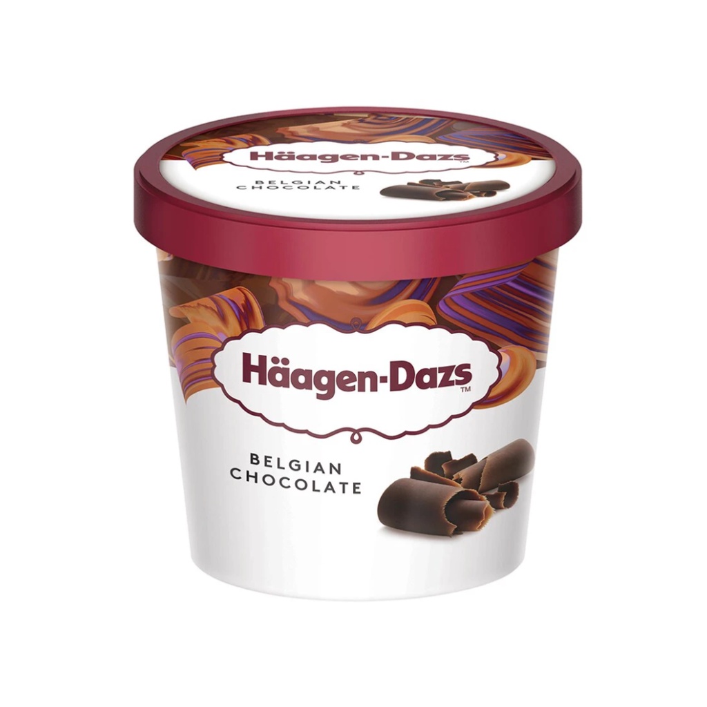 (Ship2h) Kem Socola Bỉ, Belgian Chocolate Ice Cream (100ml) - HAAGEN-DAZS