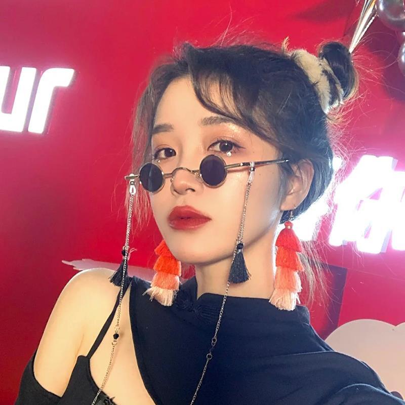 Kính Mát Gọng Kim Loại Phong Cách Retro Thời Trang Cho Nữ