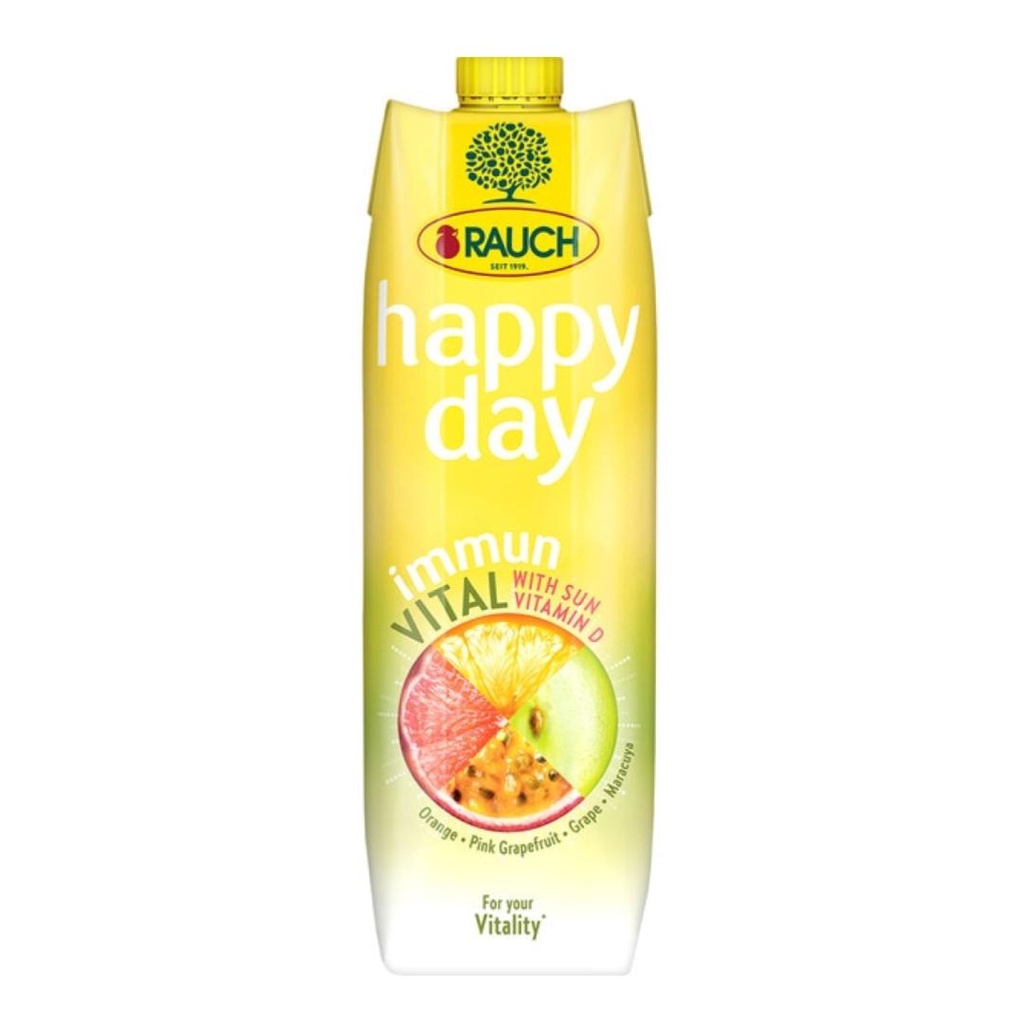 Nước Ép Trái Cây Hỗn Hợp Tăng Đề Kháng, Happy Day, Immun Vital Fruit Juice (1L)