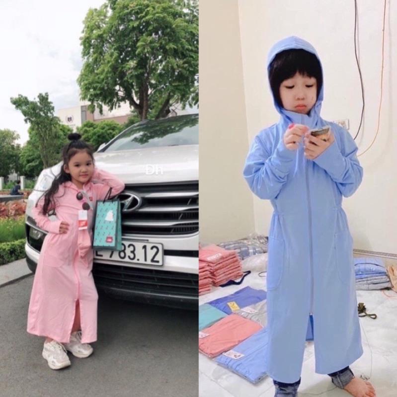 Áo chống nắng cho bé (2-6 tuổi) vải cotton thông hơi siêu thoáng mát DLV.store