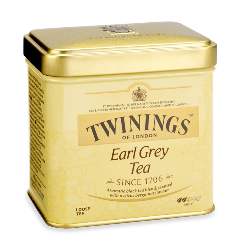 Trà Đen Bá Tước, Earl Grey Tea, Black Tea with a Citrus Bergamot Flavour, Loose Tea Leaf, 3.53 oz (100g) - TWININGS