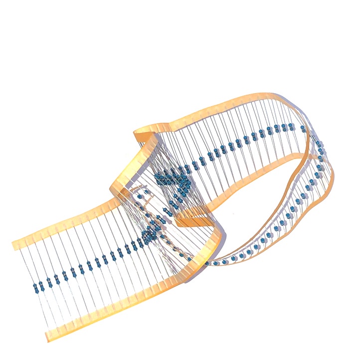 Gói 100con Điện trở 470ohm 390ohm 330ohm 300ohm 270ohm 240ohm 220ohm 200ohm 150ohm 130ohm 100ohm MF-1/4W sai số 1%