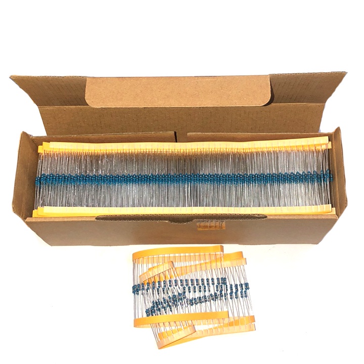 Gói 100con Điện trở 470ohm 390ohm 330ohm 300ohm 270ohm 240ohm 220ohm 200ohm 150ohm 130ohm 100ohm MF-1/4W sai số 1%