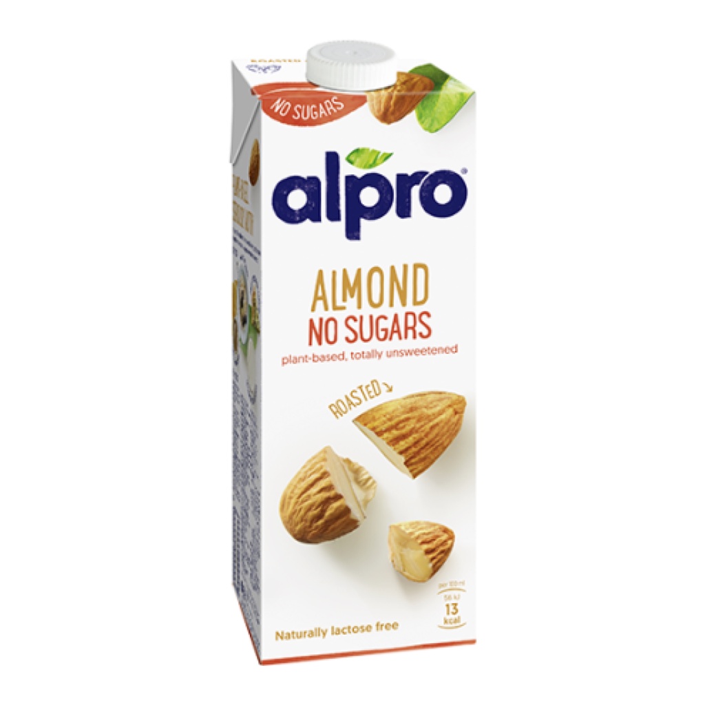 Sữa Hạnh Nhân Không Đường, Almond Drink, No Sugars (1L) - ALPRO