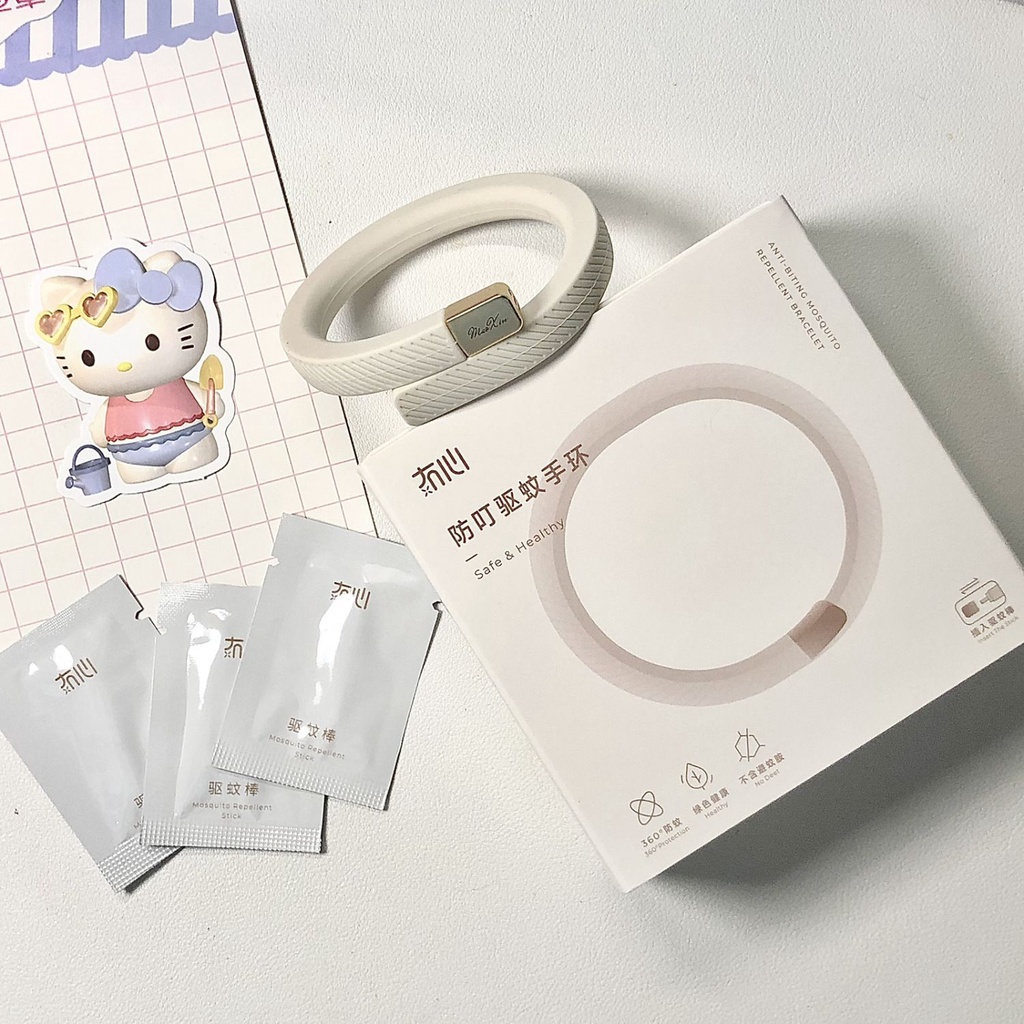 Vòng Đeo Tay Chống Muỗi Không Tránh Trái Tim Dành Cho Trẻ Em Và Người Lớn