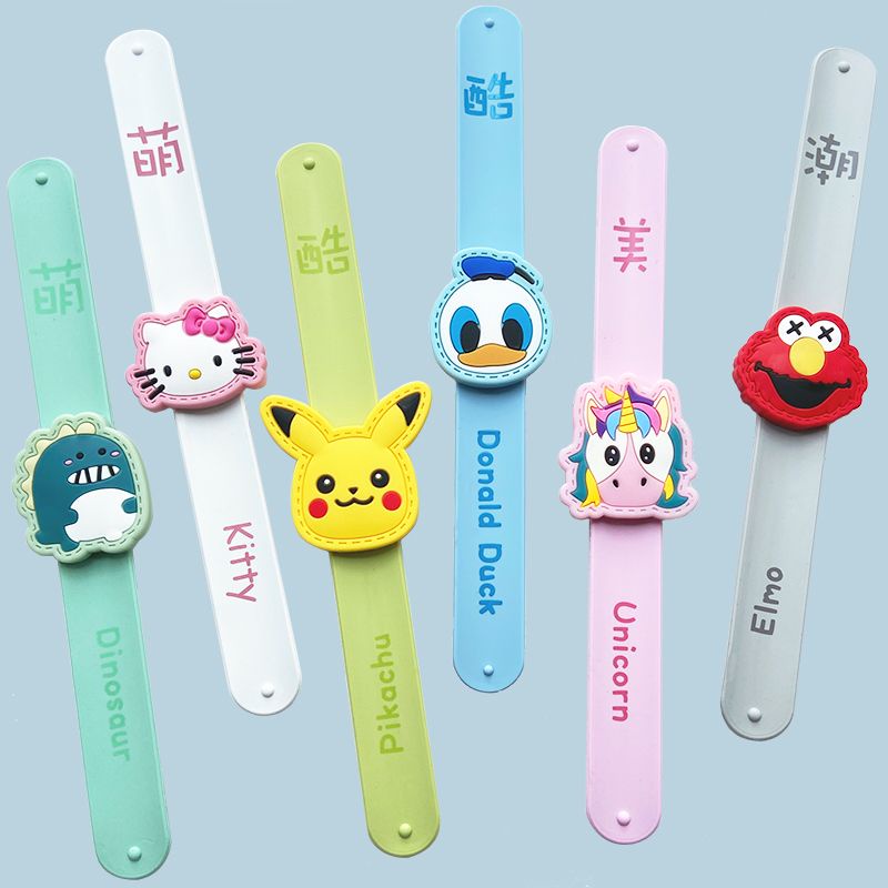 Vòng Đeo Tay Chống Muỗi Họa Tiết Hoạt Hình Dễ Thương Dành Cho Trẻ Em Và Người Lớn