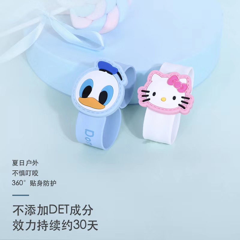 Vòng Đeo Tay Chống Muỗi Họa Tiết Hoạt Hình Dễ Thương Dành Cho Trẻ Em Và Người Lớn