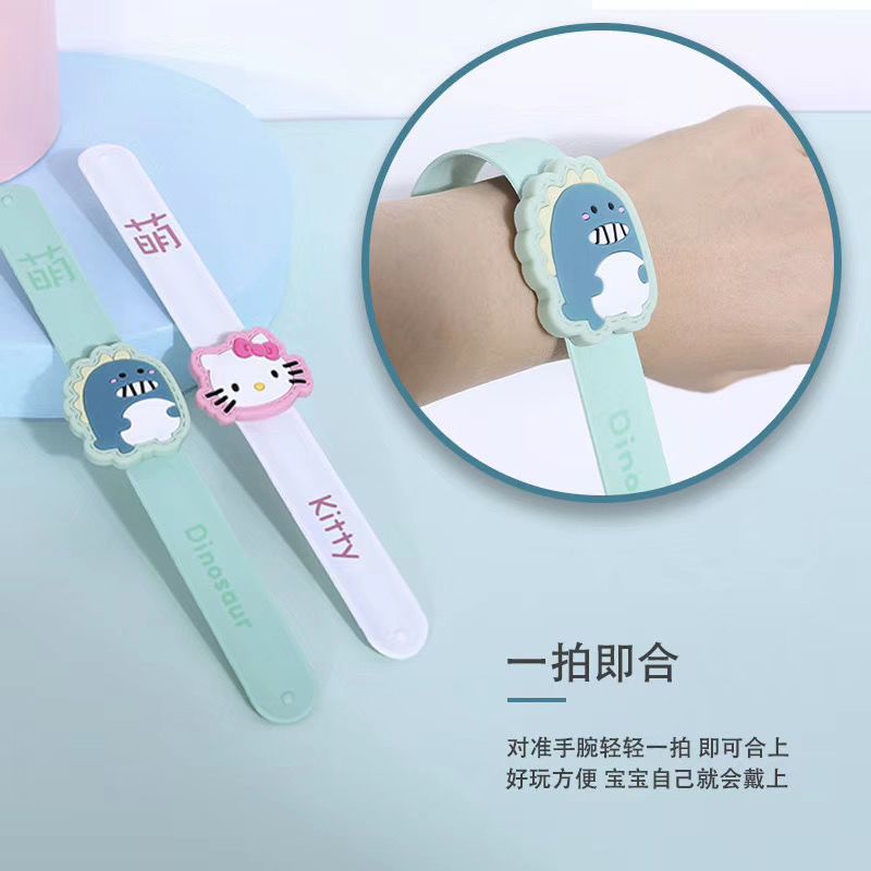 Vòng Đeo Tay Chống Muỗi Họa Tiết Hoạt Hình Dễ Thương Dành Cho Trẻ Em Và Người Lớn