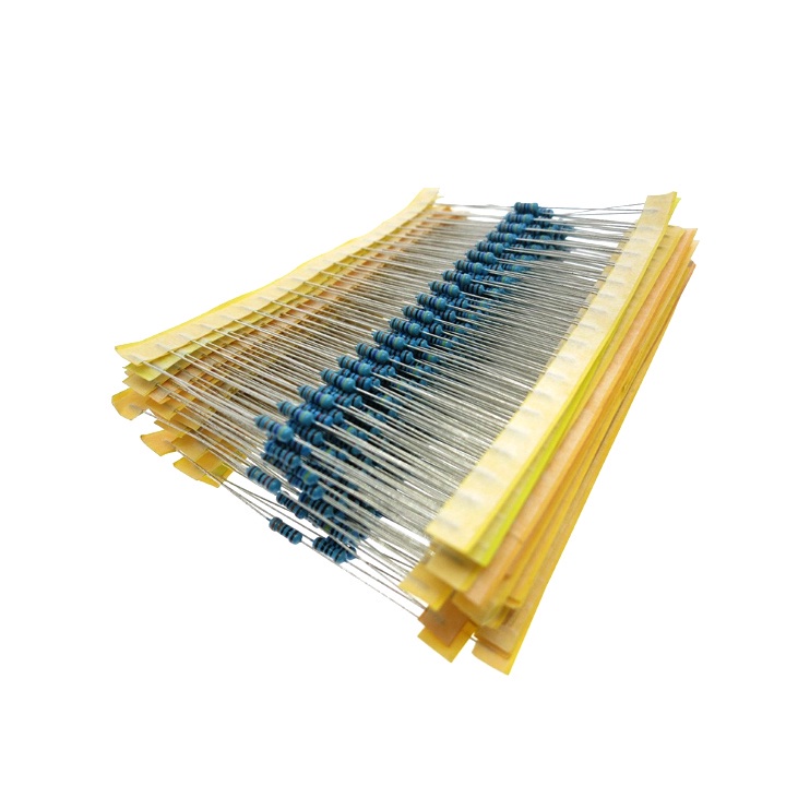 Gói 100con Điện trở 470ohm 390ohm 330ohm 300ohm 270ohm 240ohm 220ohm 200ohm 150ohm 130ohm 100ohm MF-1/4W sai số 1%