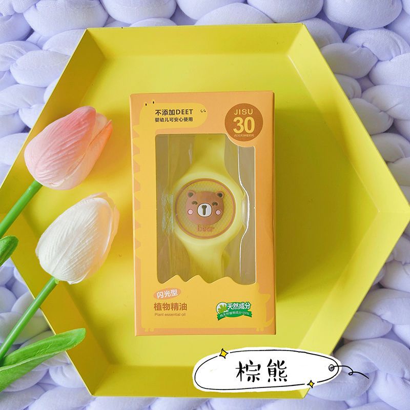 Vòng Đeo Tay Chống Muỗi Màu Dạ Quang Họa Tiết Hoạt Hình Cho Người Lớn Và Trẻ Emmos