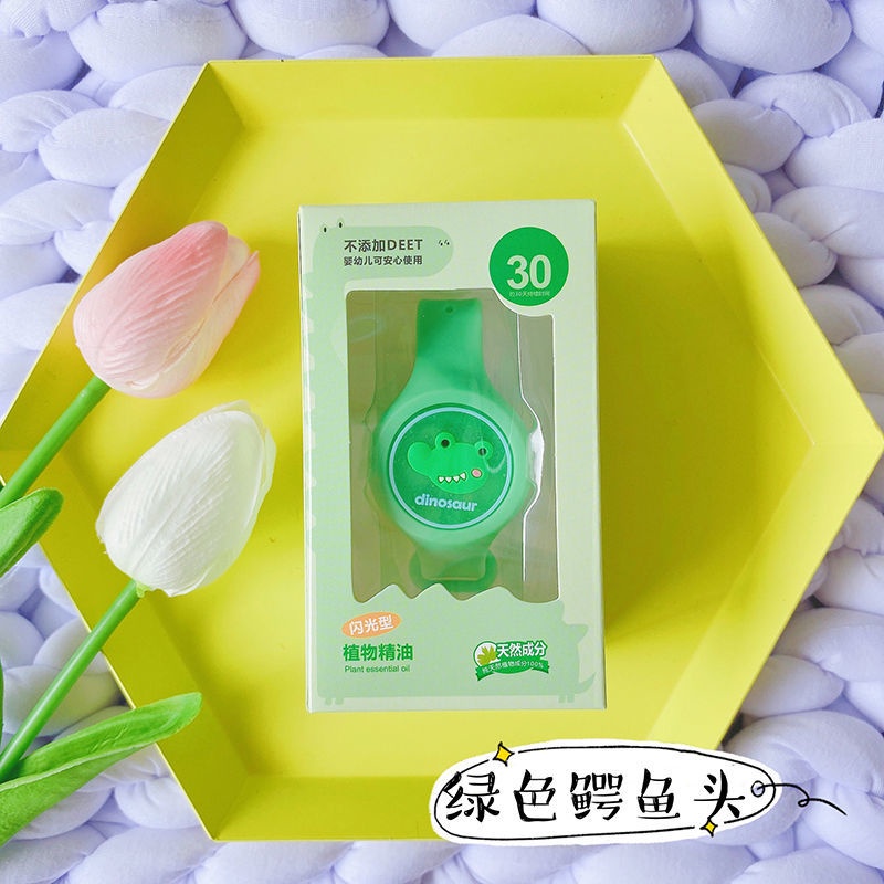 Vòng Đeo Tay Chống Muỗi Màu Dạ Quang Họa Tiết Hoạt Hình Cho Người Lớn Và Trẻ Emmos