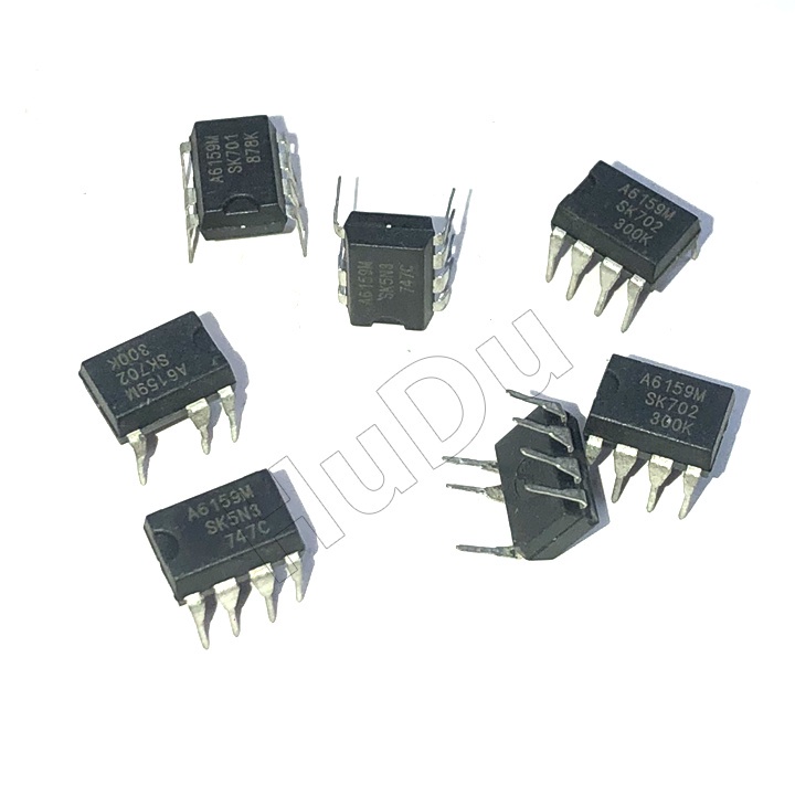 Combo 5 con IC nguồn A6159M A6159 STR A6159 DIP-7 mới chính hãng linh phụ kiện điện tử