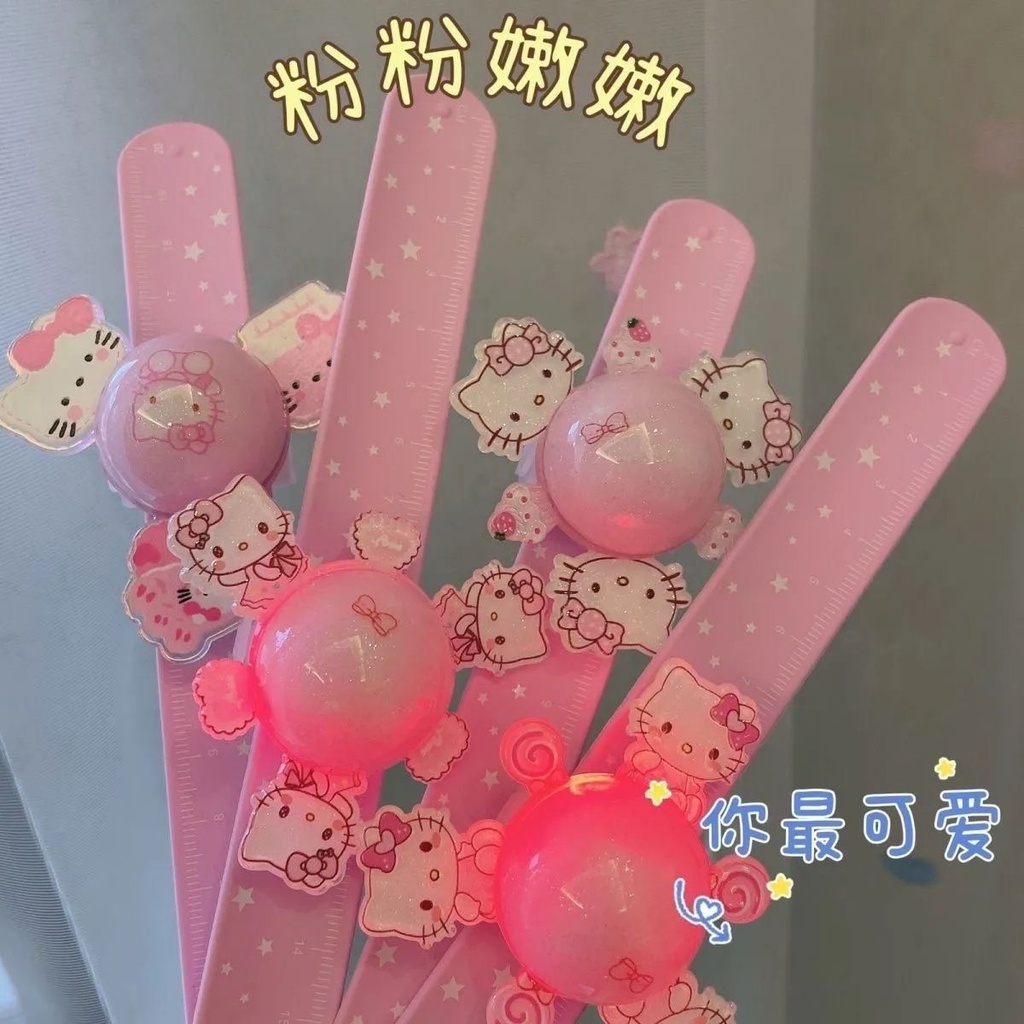 SANRIO Vòng Đeo Tay Đuổi Muỗi Hình Chú Chó Cinnamon Dạ Quang Dễ Thương