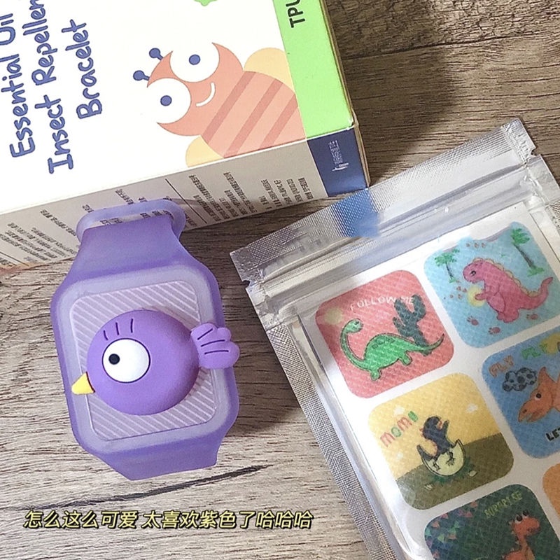 Vòng Đeo Tay Chống Muỗi Họa Tiết Hoạt Hình Dễ Thương Cho Nữ