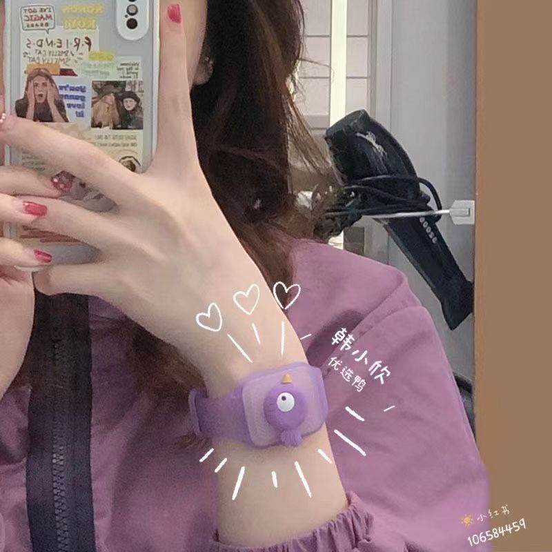 Vòng Đeo Tay Chống Muỗi Họa Tiết Hoạt Hình Dễ Thương Cho Nữ