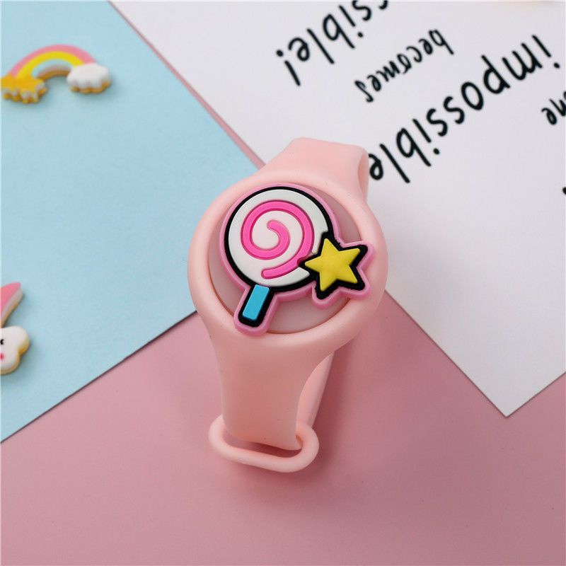 Vòng Đeo Tay Chống Muỗi Họa Tiết Hoạt Hình Lấp Lánh Dành Cho Mẹ Bầu Và Trẻ Em