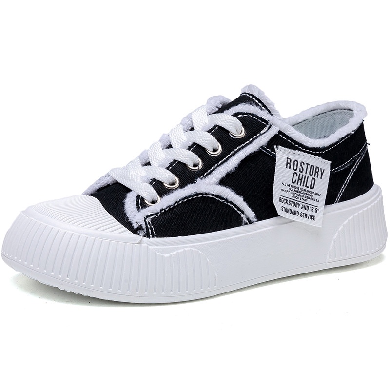 Giày Thể Thao Bằng Vải Canvas Đế Dày Thoáng Khí Phong Cách Mới Dép thời trang nữ