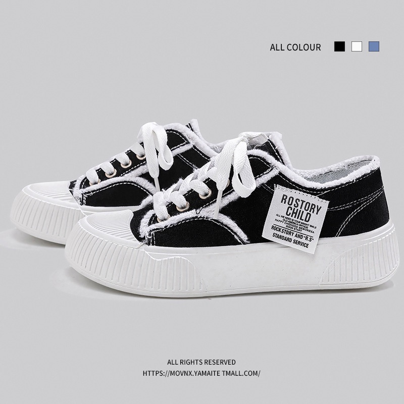 Giày Thể Thao Bằng Vải Canvas Đế Dày Thoáng Khí Phong Cách Mới Dép thời trang nữ