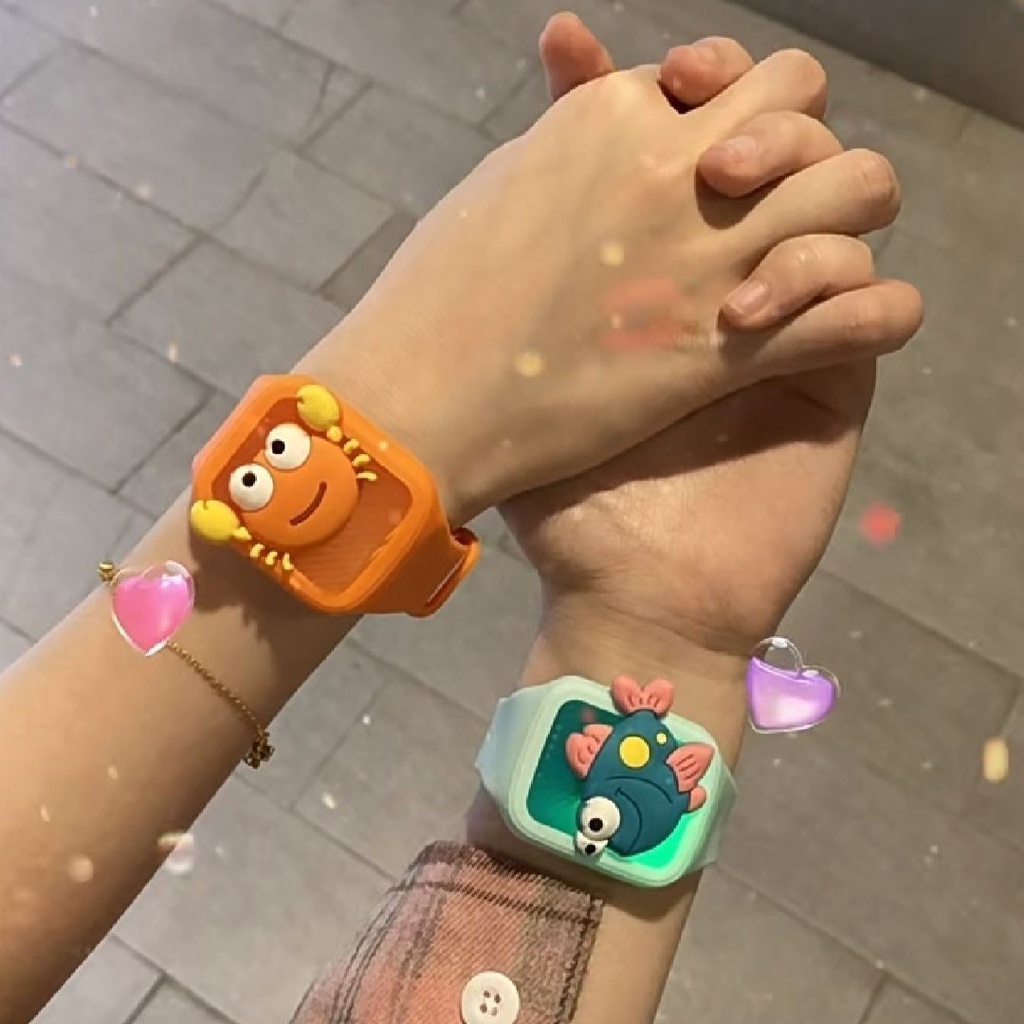 Vòng Tay Chống Muỗi Họa Tiết Hoạt Hình Màu Dạ Quang Thời Trang Mùa Hè esse