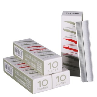 Bộ 10 lưỡi dao cạo lông mày, cạo râu không gỉ cao cấp