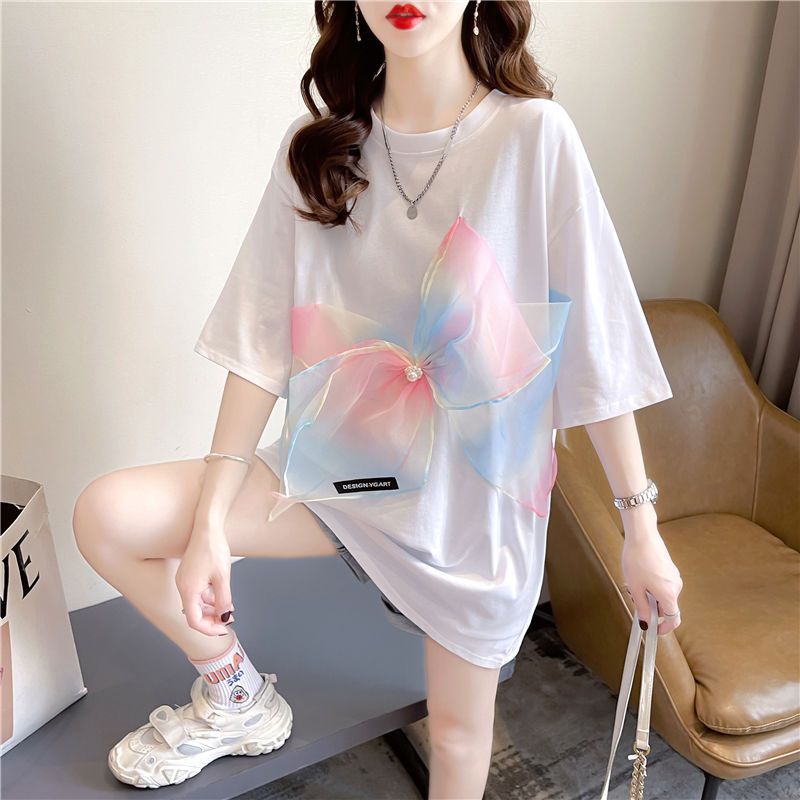 Áo Thun Tay Ngắn Phong Cách Phương Tây Size Lớn Thiết Kế Mới