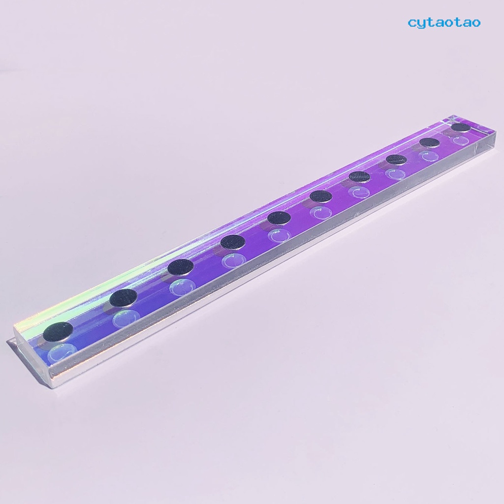 Đế Trưng Bày Móng Tay Giả Hình Sóng Nhiều Màu / Trong Suốt